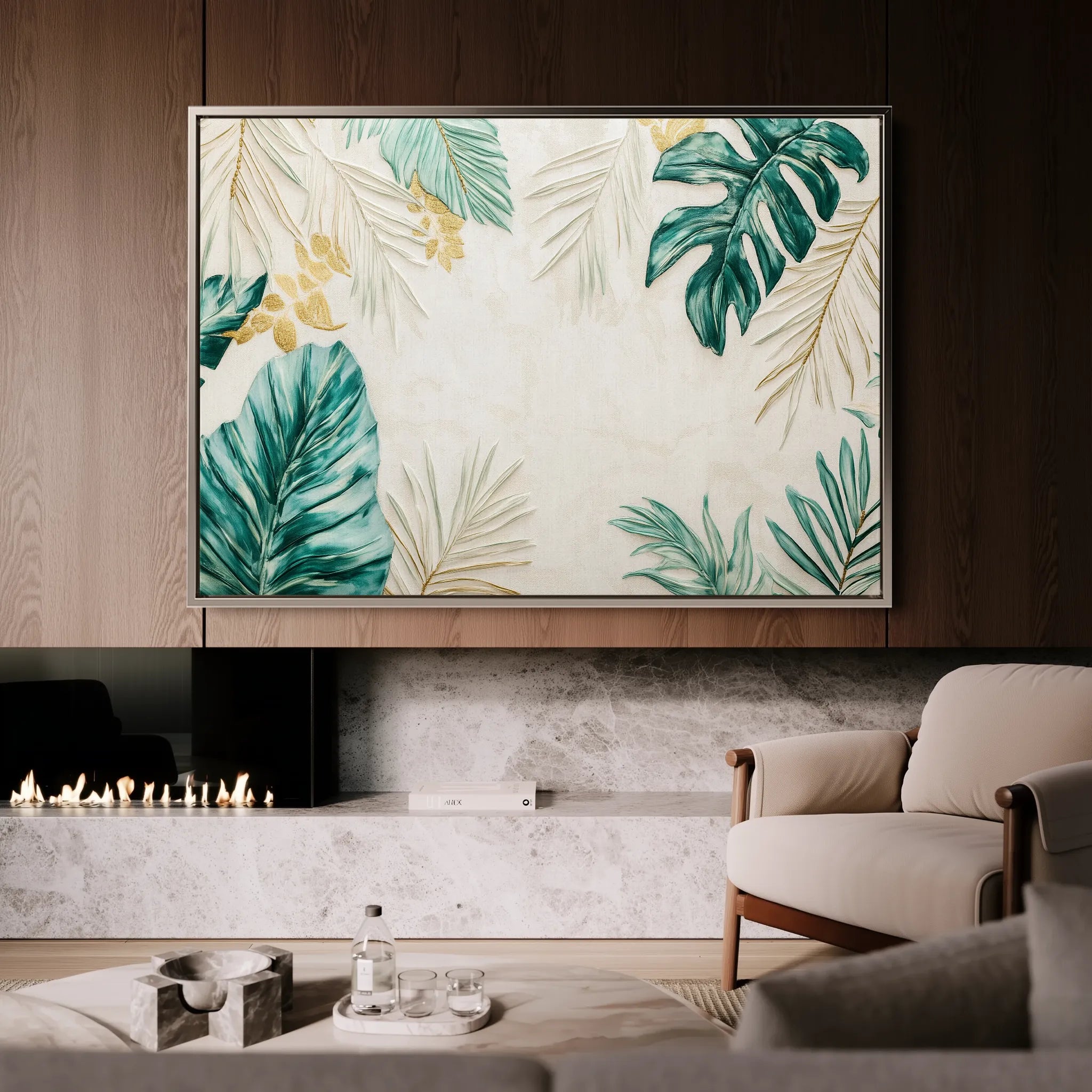 Landscape 182 Canvas Art 18" x 24" / 45 x 60 cm / Black