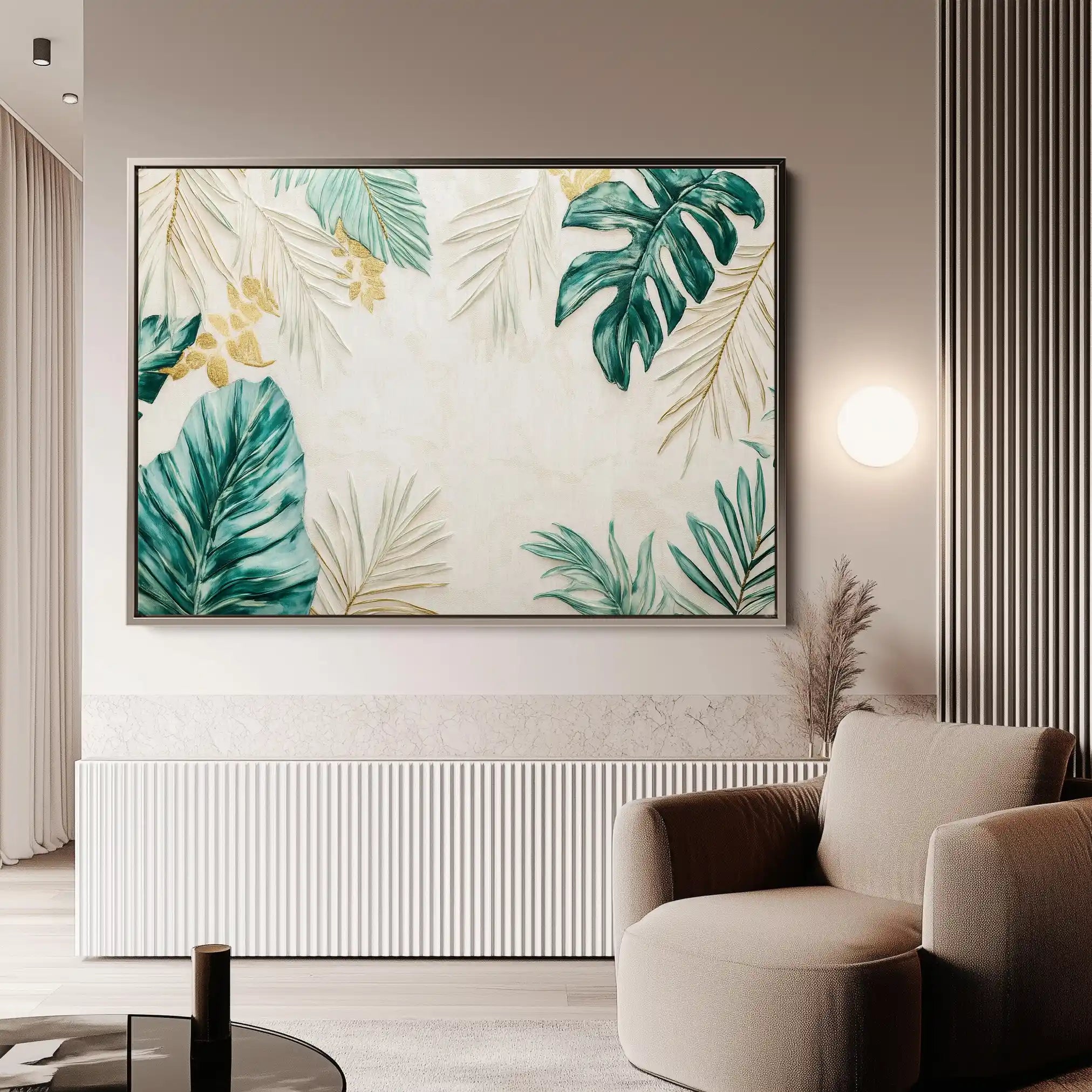 Landscape 182 Canvas Art 60 x 40 cm / Black