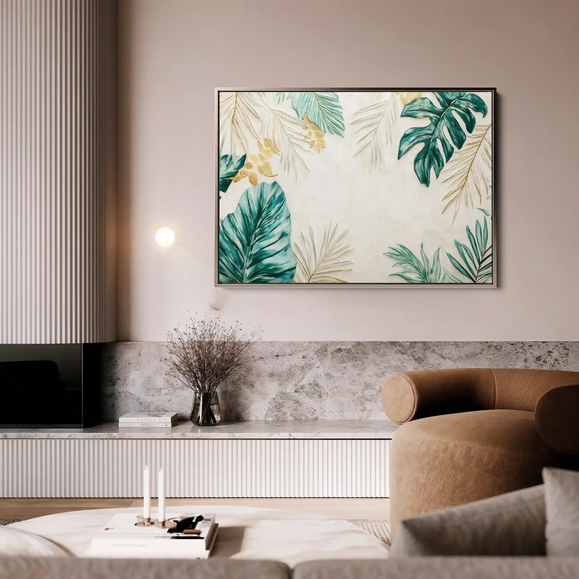 Landscape 182 Canvas Art 60 x 40 cm / Black