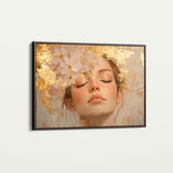 Portrait 182 Canvas Art 18" x 24" / 45 x 60 cm / Black