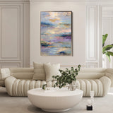 Abstract 1820 Canvas Art 18" x 24" / 45 x 60 cm / Black