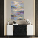 Abstract 1820 Canvas Art 18" x 24" / 45 x 60 cm / Black