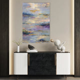 Abstract 1820 Canvas Art 18" x 24" / 45 x 60 cm / Black