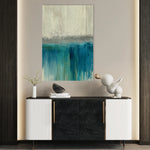 Abstract 1821 Canvas Art 18" x 24" / 45 x 60 cm / Black