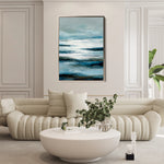 Abstract 1822 Canvas Art 18" x 24" / 45 x 60 cm / Black