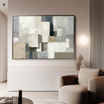 Abstract 1823 Canvas Art 18" x 24" / 45 x 60 cm / Black