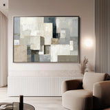 Abstract 1823 Canvas Art 18" x 24" / 45 x 60 cm / Black