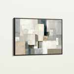 Abstract 1823 Canvas Art 18" x 24" / 45 x 60 cm / Black