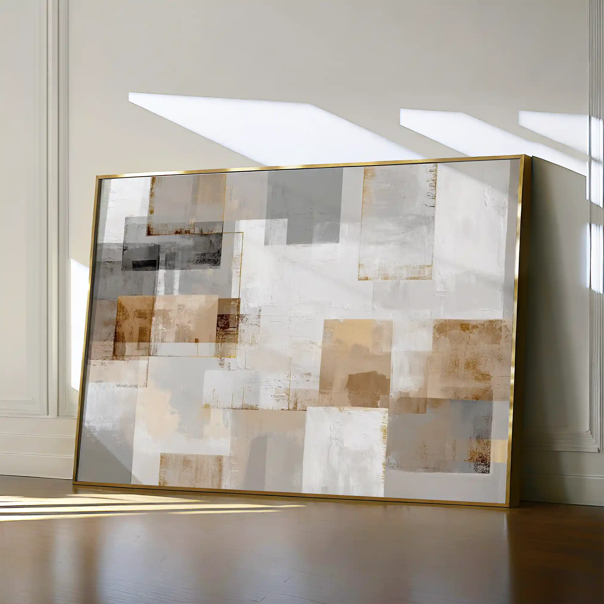 Abstract 1824 Canvas Art 18" x 24" / 45 x 60 cm / Black