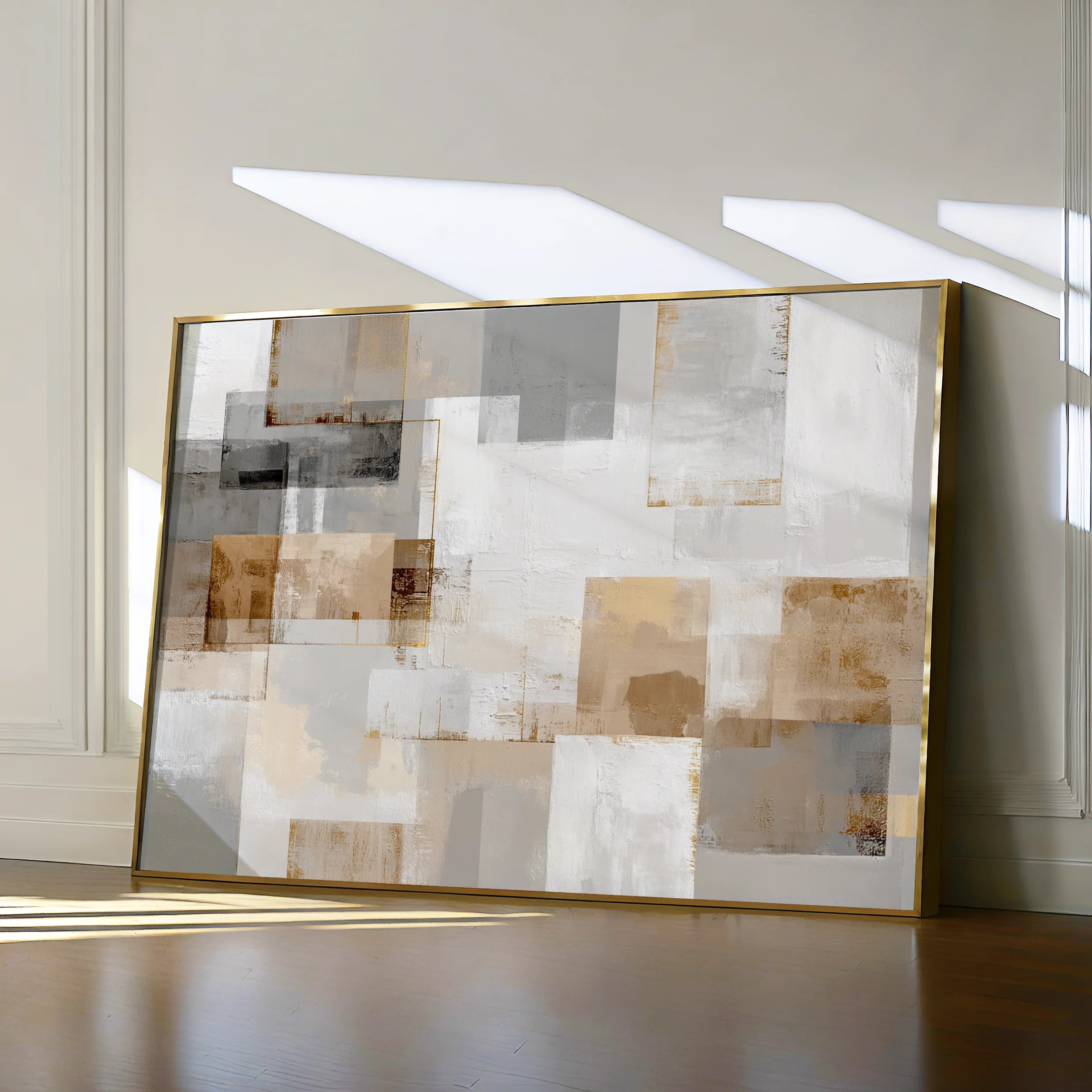 Abstract 1824 Canvas Art 18" x 24" / 45 x 60 cm / Black
