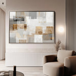 Abstract 1824 Canvas Art 18" x 24" / 45 x 60 cm / Black