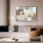 Abstract 1824 Canvas Art 18" x 24" / 45 x 60 cm / Black