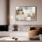 Abstract 1824 Canvas Art 18" x 24" / 45 x 60 cm / Black