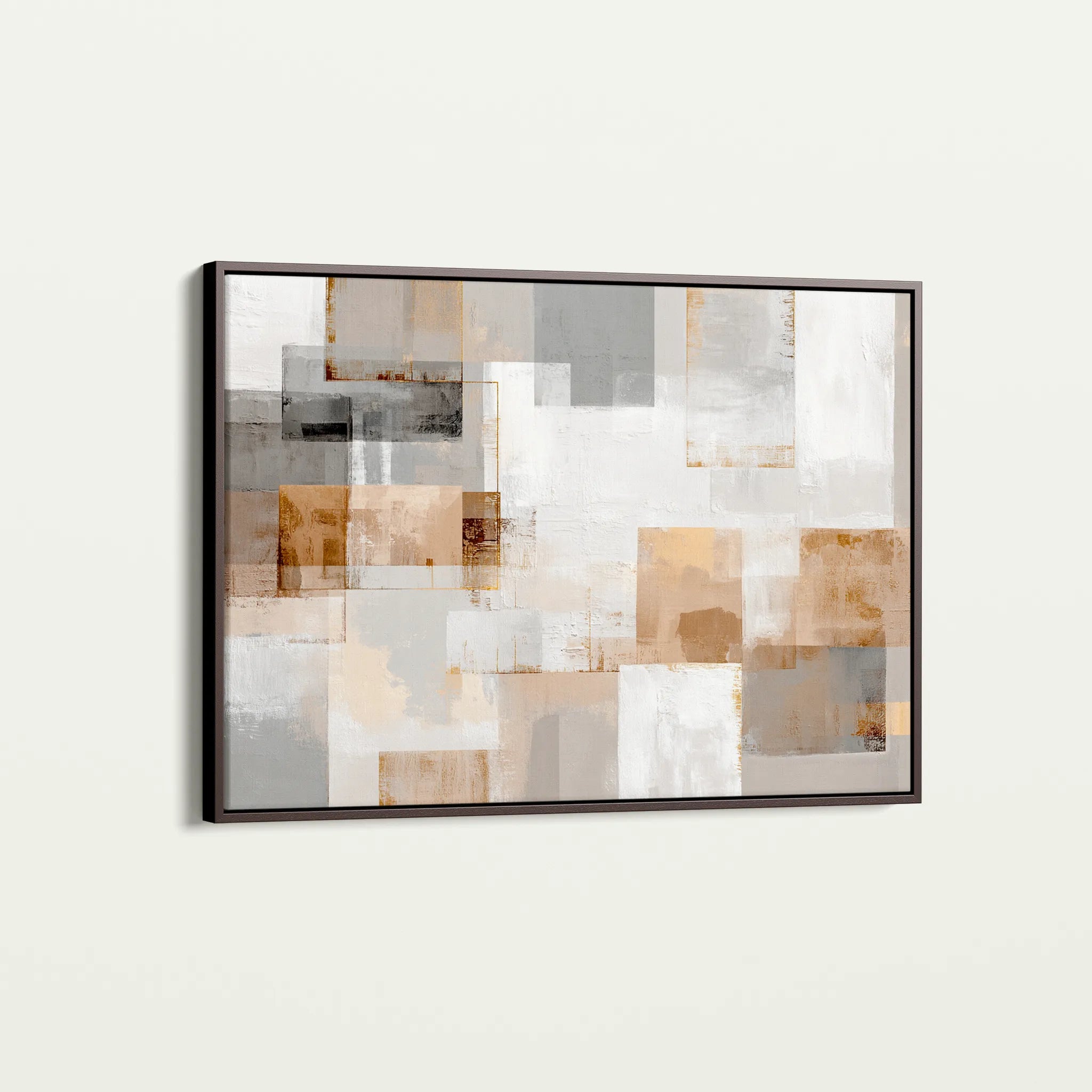 Abstract 1824 Canvas Art 18" x 24" / 45 x 60 cm / Black