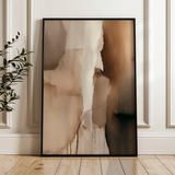 Abstract 1825 Canvas Art 18" x 24" / 45 x 60 cm / Black