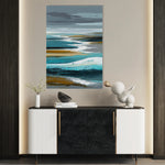Abstract 1826 Canvas Art 18" x 24" / 45 x 60 cm / Black