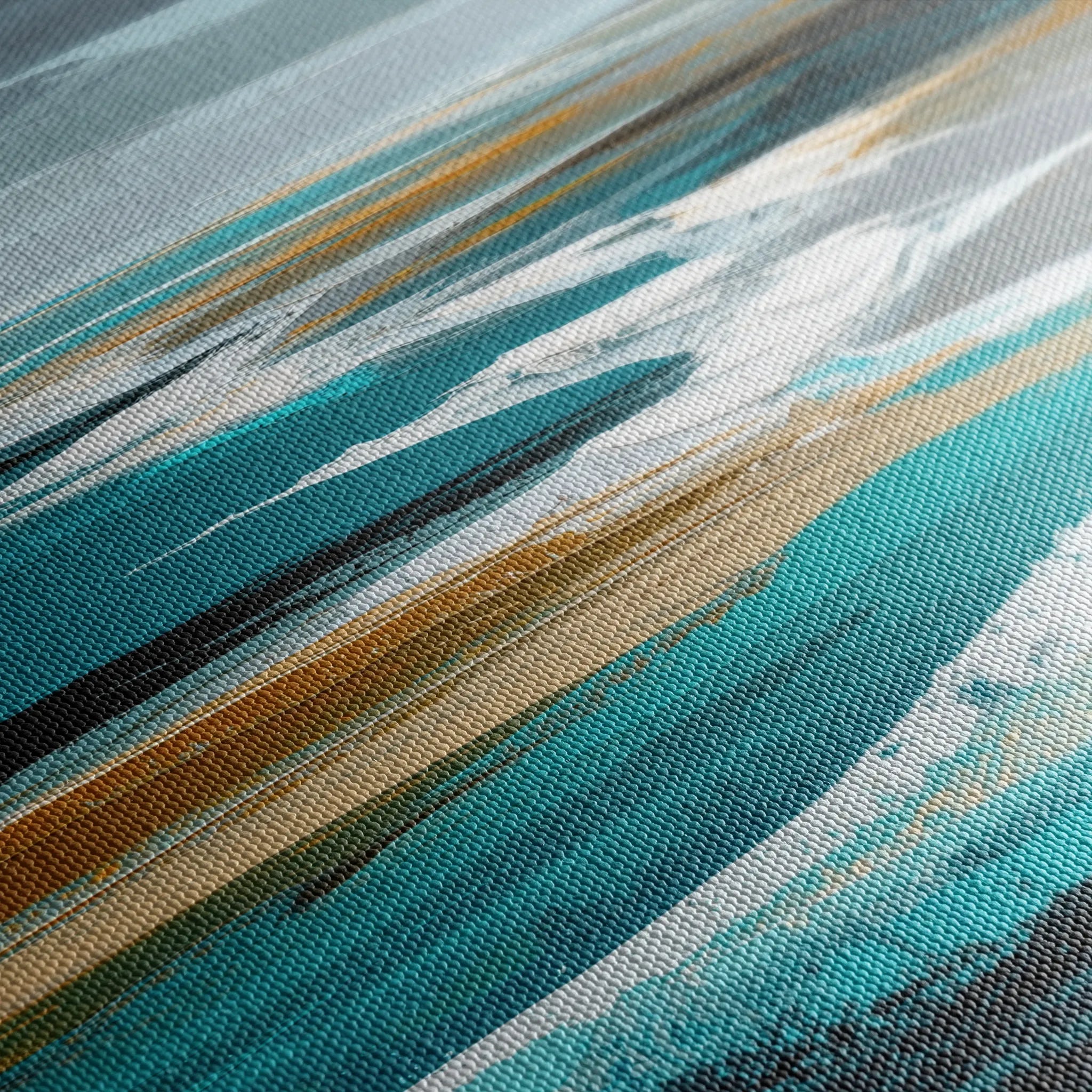Abstract 1826 Canvas Art 18" x 24" / 45 x 60 cm / Black