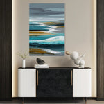 Abstract 1826 Canvas Art 60 x 40 cm / Black