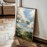 Abstract 1827 Canvas Art 18" x 24" / 45 x 60 cm / Black