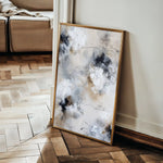 Abstract 1828 Canvas Art 60 x 40 cm / Black