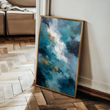 Abstract 1829 Canvas Art 18" x 24" / 45 x 60 cm / Black