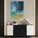 Abstract 183 Canvas Art 18" x 24" / 45 x 60 cm / Black