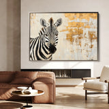 Animals 183 Canvas Art 18" x 24" / 45 x 60 cm / Black