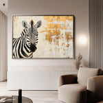 Animals 183 Canvas Art 18" x 24" / 45 x 60 cm / Black