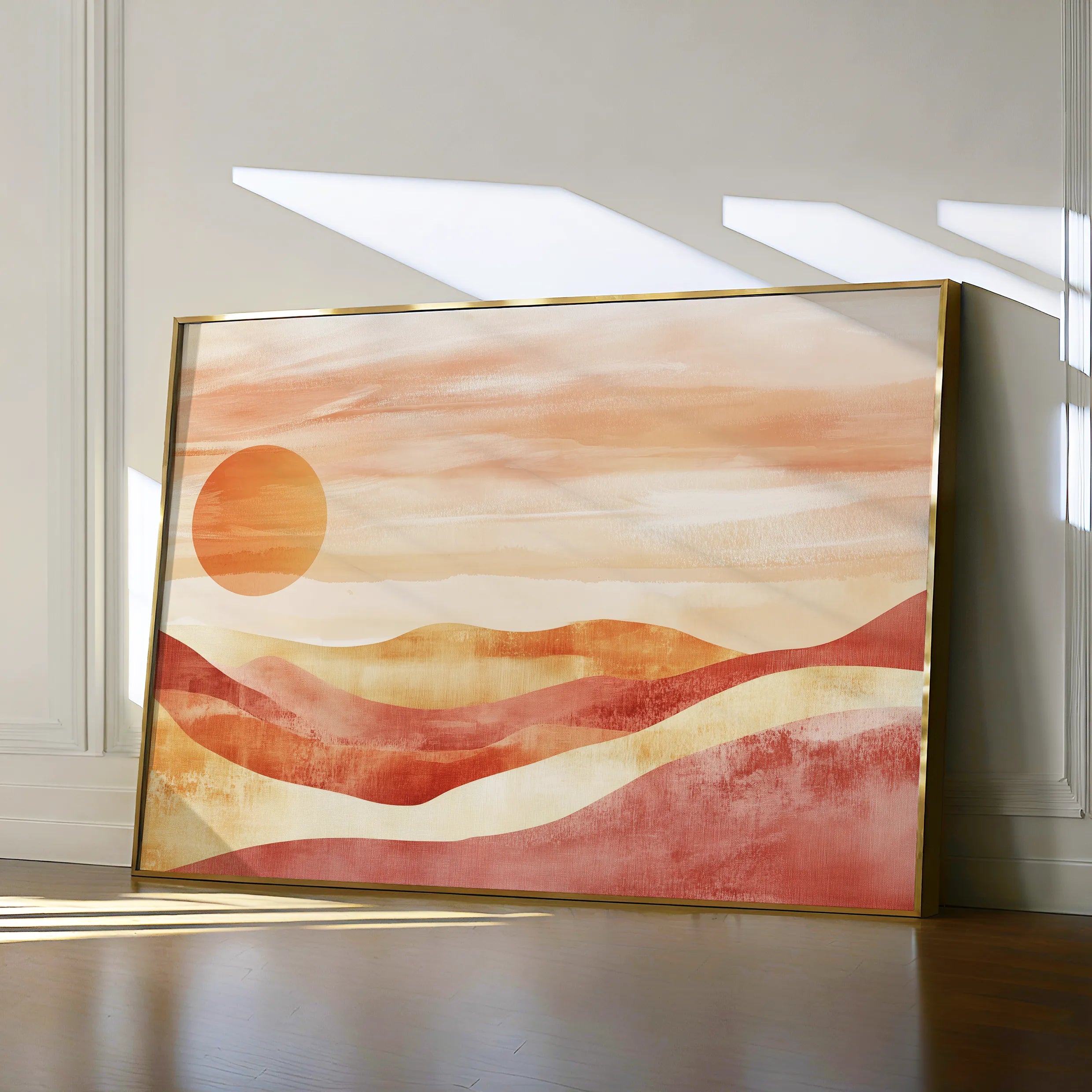 Boho 183 Canvas Art 18" x 24" / 45 x 60 cm / Black