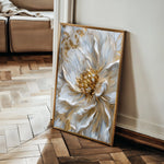 Floral 183 Canvas Art 18" x 24" / 45 x 60 cm / Black