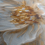 Floral 183 Canvas Art 18" x 24" / 45 x 60 cm / Black
