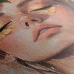 Portrait 183 Canvas Art 18" x 24" / 45 x 60 cm / Black