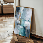 Abstract 1830 Canvas Art 18" x 24" / 45 x 60 cm / Black