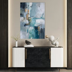 Abstract 1830 Canvas Art 60 x 40 cm / Black