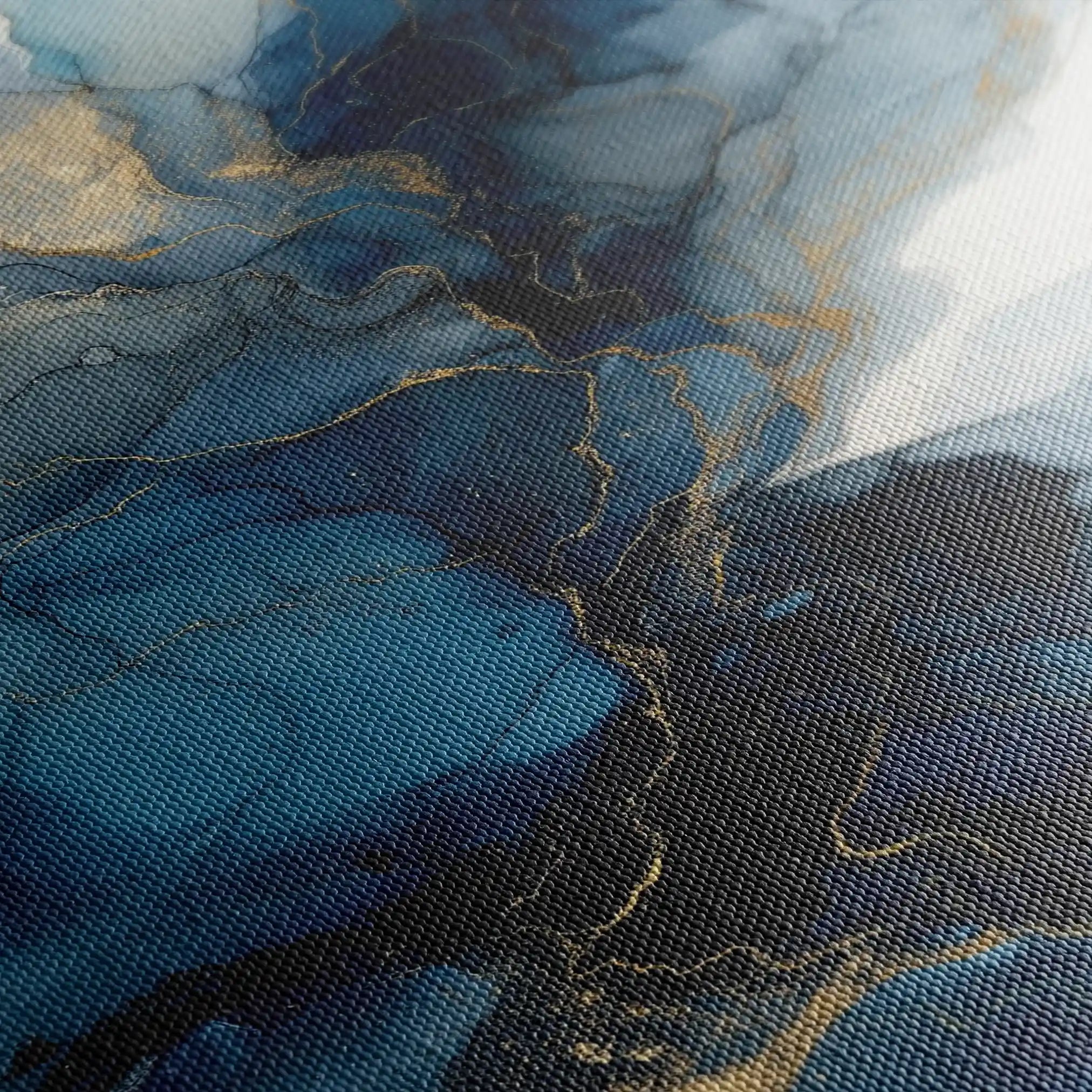 Abstract 1832 Canvas Art 60 x 40 cm / Black