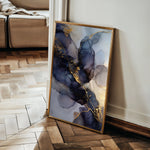 Abstract 1833 Canvas Art 18" x 24" / 45 x 60 cm / Black