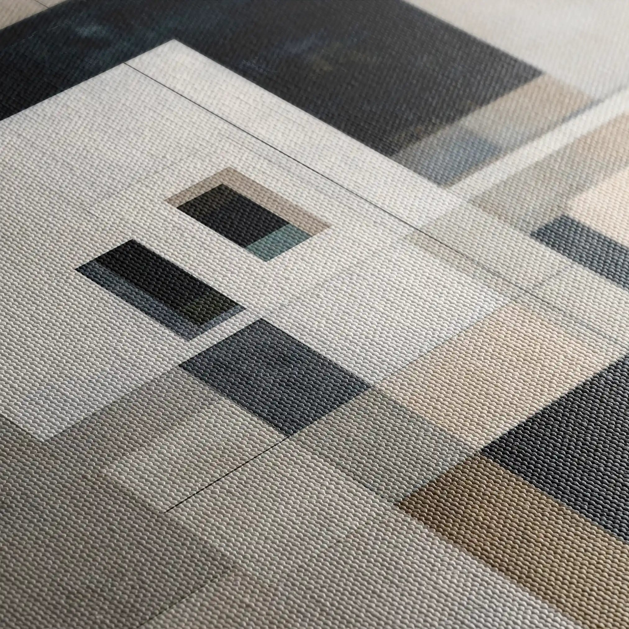 Abstract 1834 Canvas Art 18" x 24" / 45 x 60 cm / Black