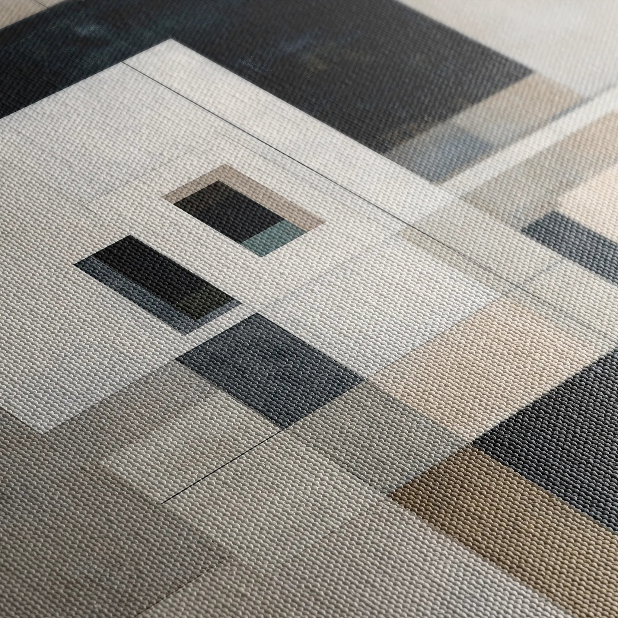 Abstract 1834 Canvas Art 18" x 24" / 45 x 60 cm / Black