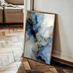 Abstract 1836 Canvas Art 18" x 24" / 45 x 60 cm / Black
