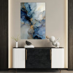 Abstract 1836 Canvas Art 18" x 24" / 45 x 60 cm / Black