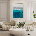 Abstract 1838 Canvas Art 18" x 24" / 45 x 60 cm / Black