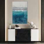 Abstract 1838 Canvas Art 18" x 24" / 45 x 60 cm / Black