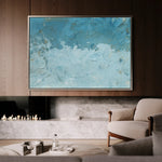 Abstract 184 Canvas Art 18" x 24" / 45 x 60 cm / Black