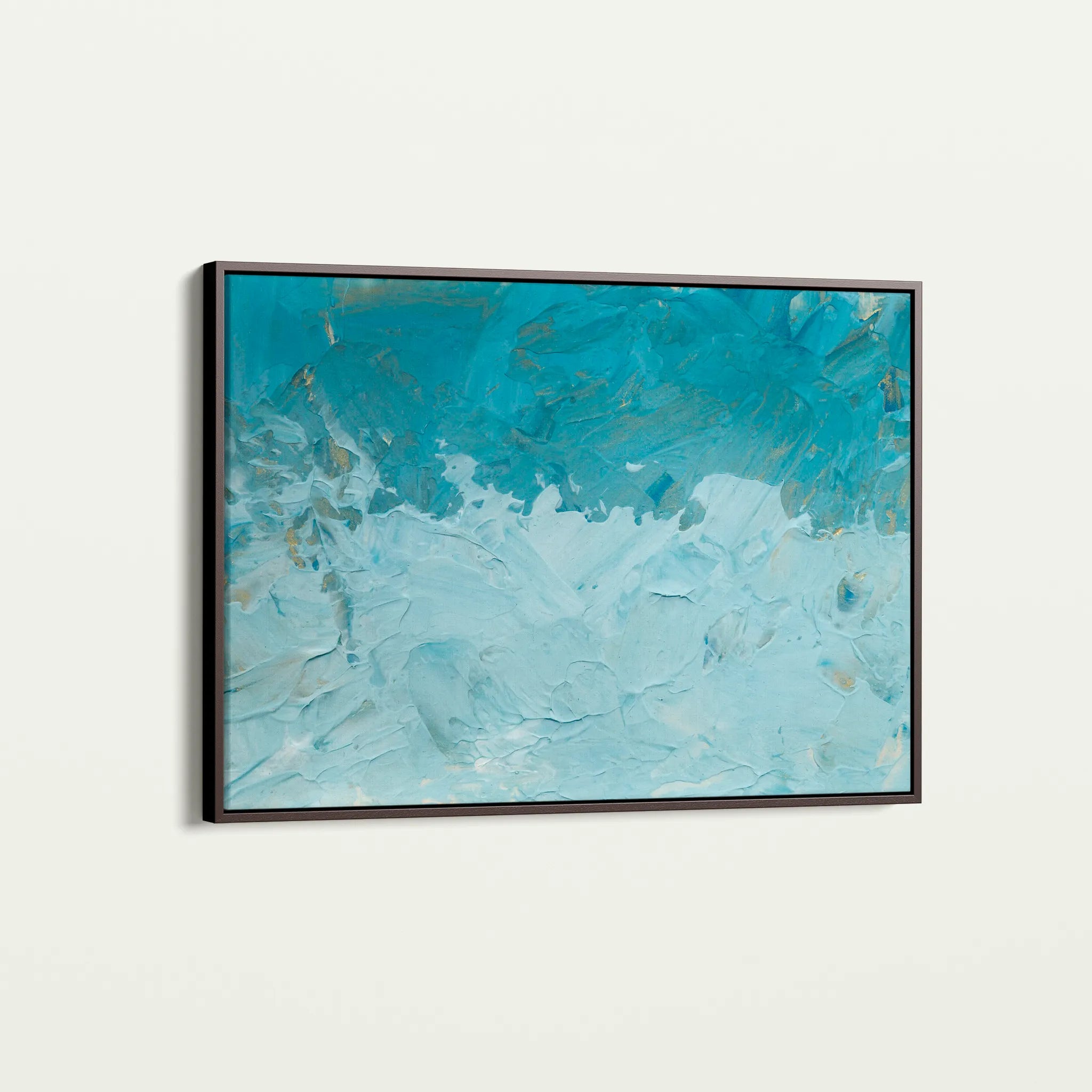 Abstract 184 Canvas Art 18" x 24" / 45 x 60 cm / Black