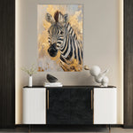 Animals 184 Canvas Art 18" x 24" / 45 x 60 cm / Black