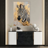 Animals 184 Canvas Art 18" x 24" / 45 x 60 cm / Black