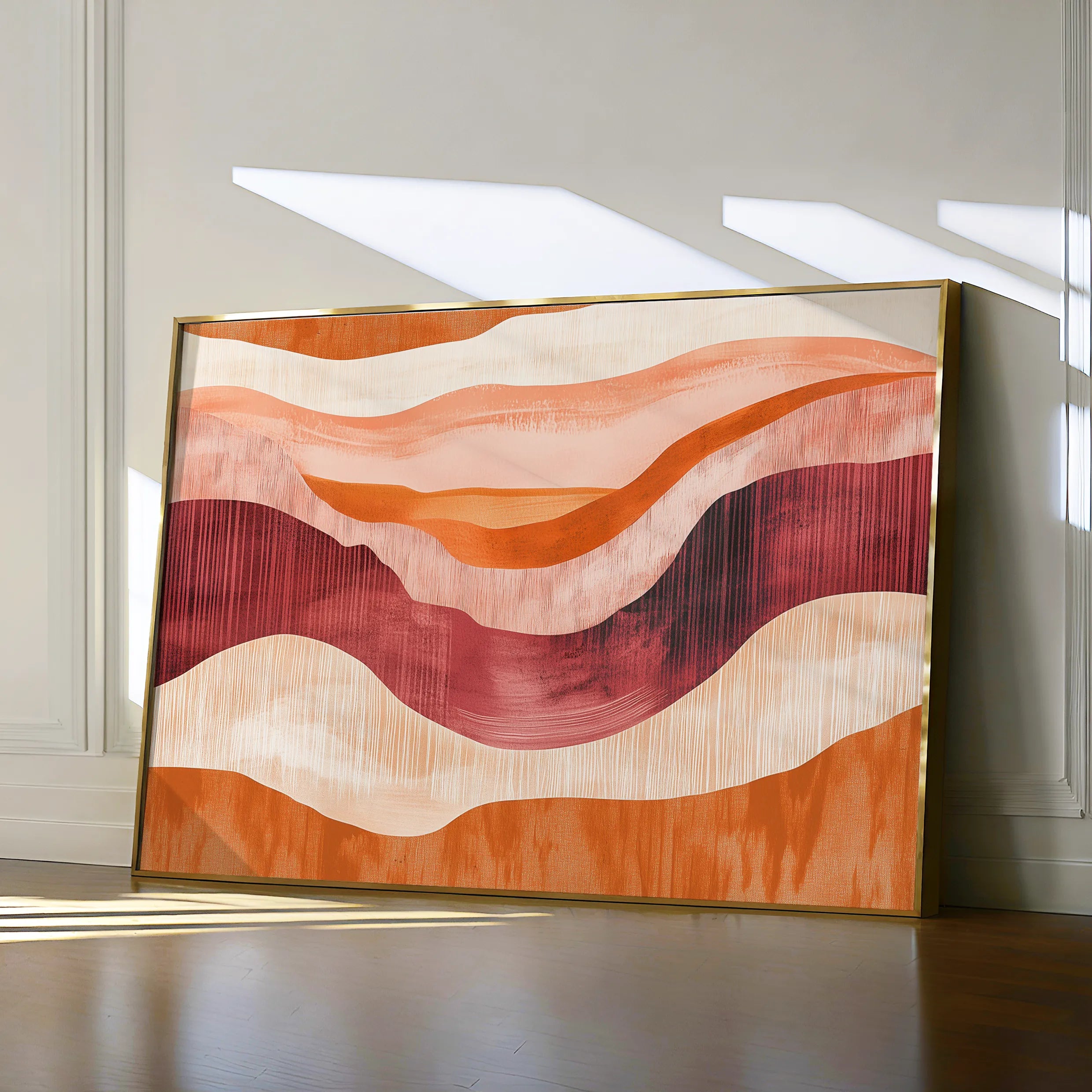 Boho 184 Canvas Art 18" x 24" / 45 x 60 cm / Black