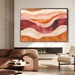 Boho 184 Canvas Art 18" x 24" / 45 x 60 cm / Black