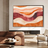 Boho 184 Canvas Art 18" x 24" / 45 x 60 cm / Black