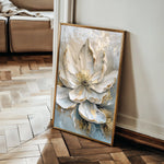 Floral 184 Canvas Art 18" x 24" / 45 x 60 cm / Black